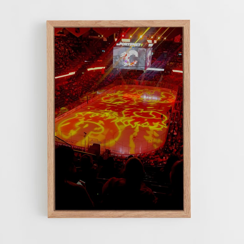 Poster Calgary Arena: Échos de Passion – affiche Hockey sur glace (vue 4)